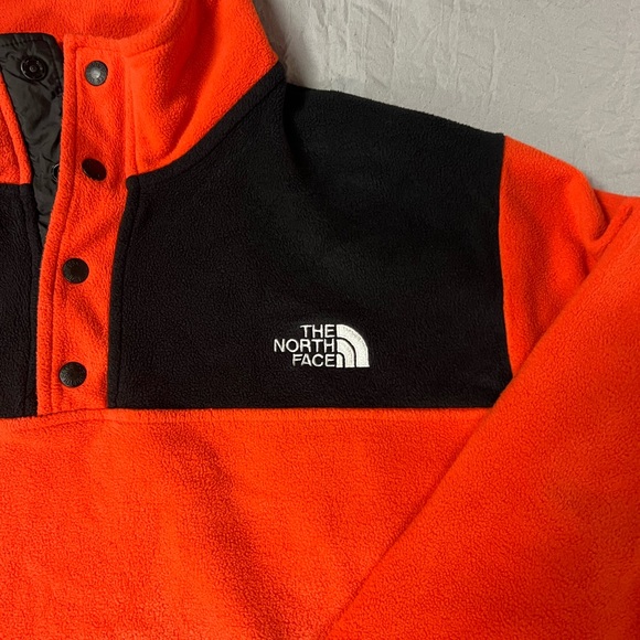 Orange The North face Large Fleece - Picture 2 of 4